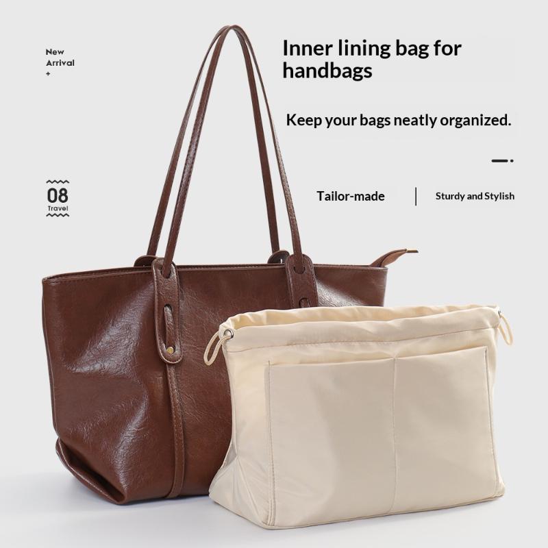 Structured Handbag Work - Organizador de bolsa com vários bolsos,