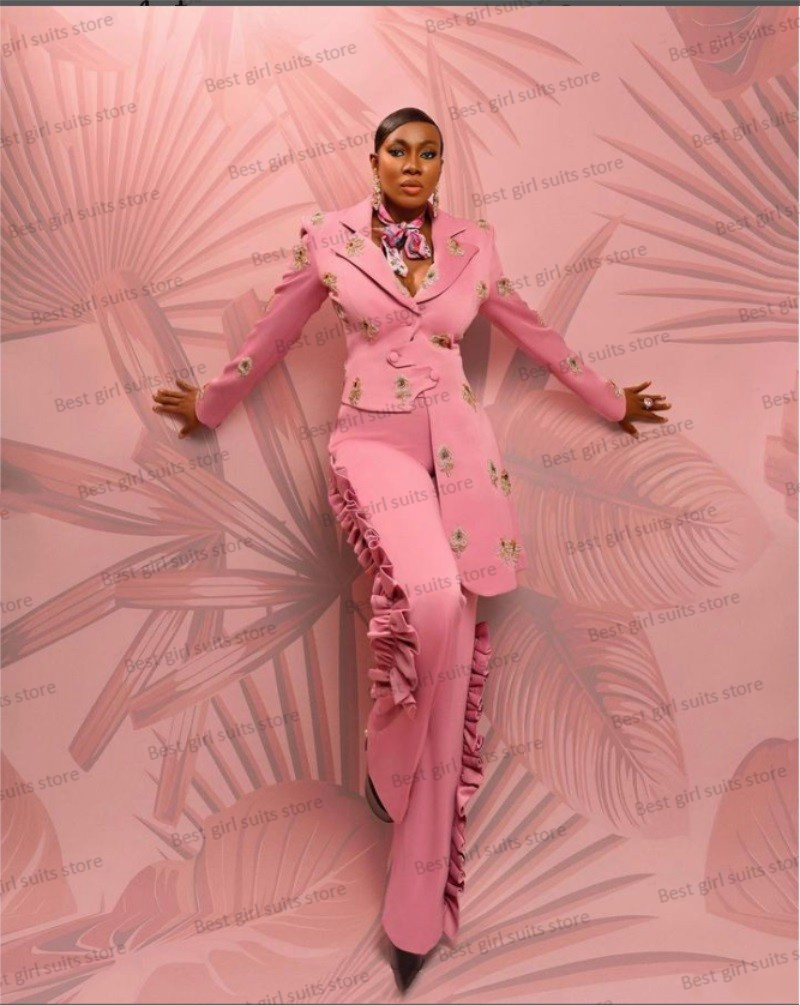 Women Formal Wear Outfits - Conjunto de terno de casamento feminino,