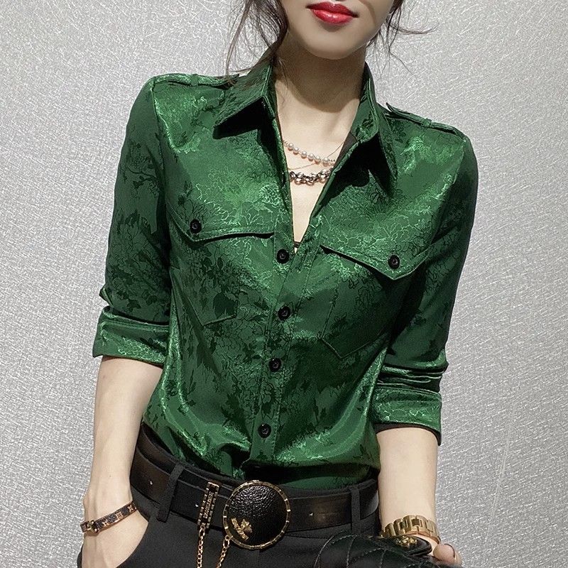 Women Formal Wear Outfits - Blusa completa de manga comprida feminina,