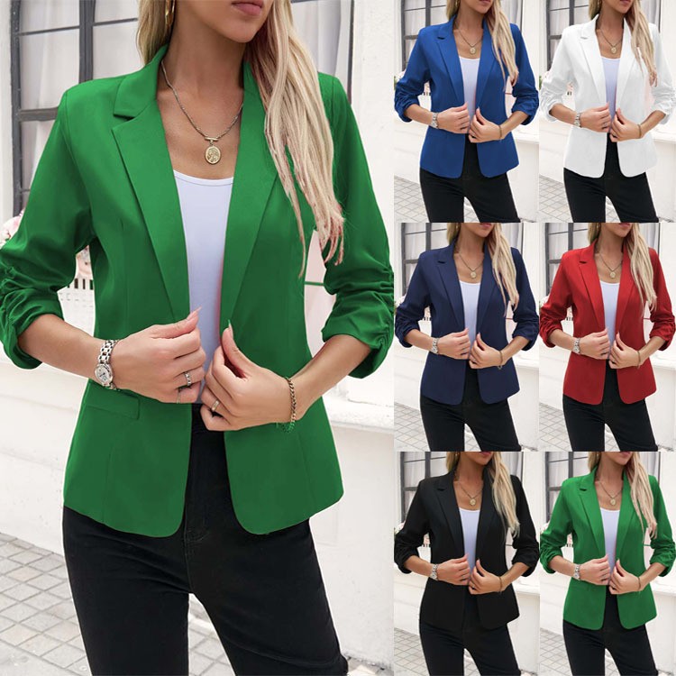 Women'S Formal Wear Jackets - Novo Blazer Feminino Europeu e Americano