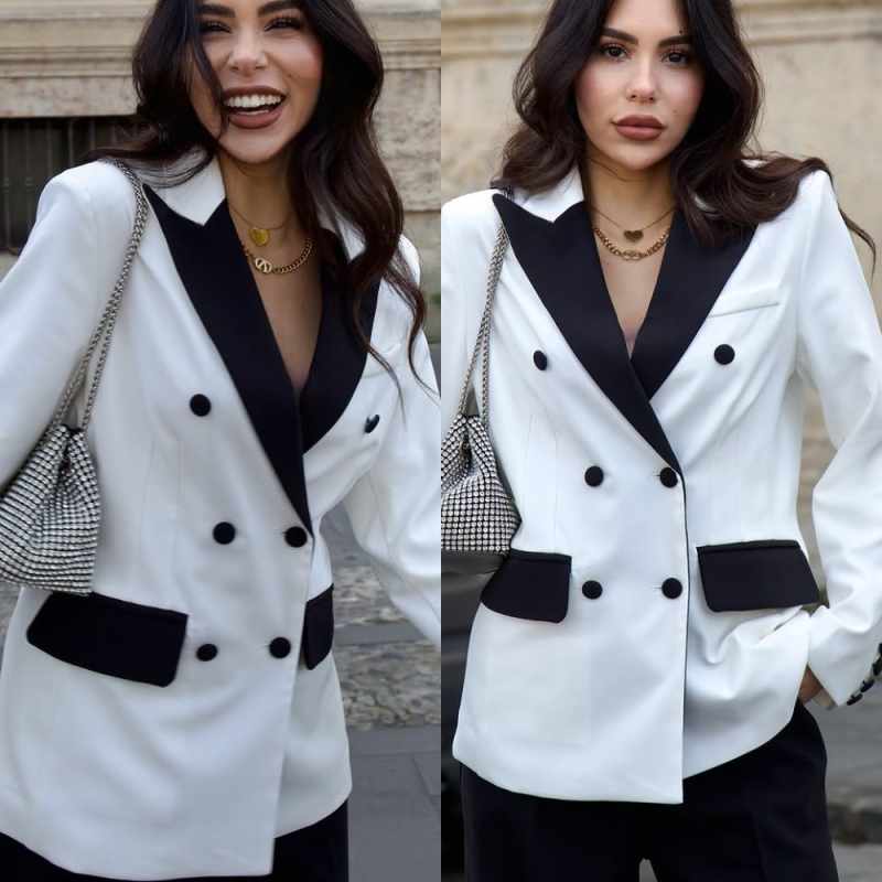 Women'S Formal Wear Jackets - Conjuntos Modernos Femininos de 2 Peças,