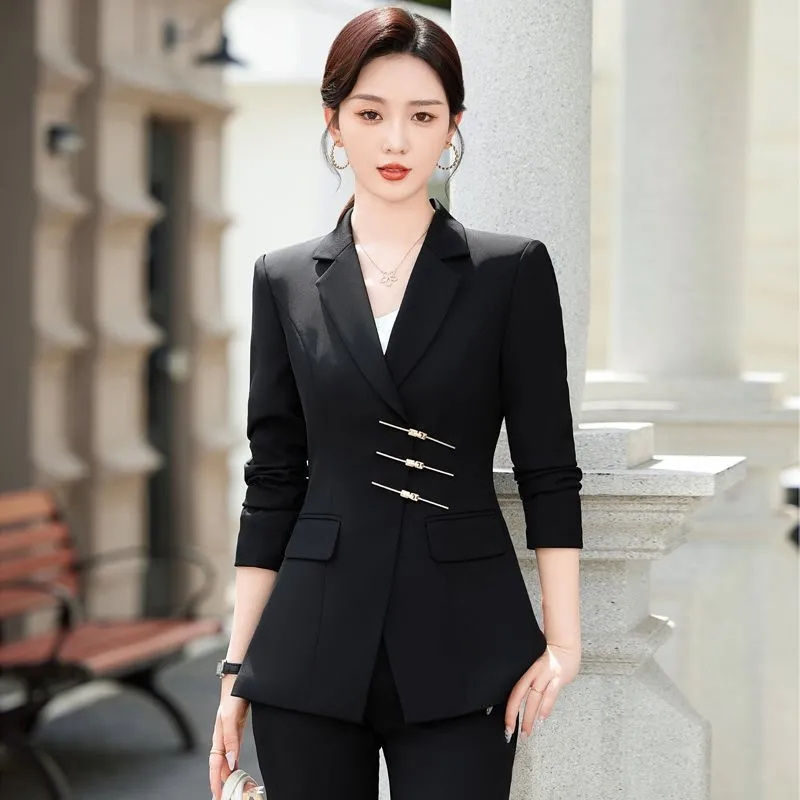 2025 moda branco vermelho pret - Women Formal Wear With Black Blazer avaliação e preço
