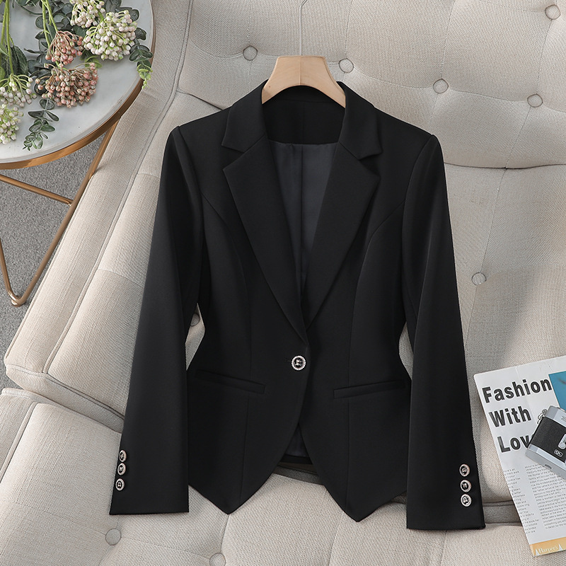 Novo Blazer Feminino Formal da - Women'S Formal Wear Jackets avaliação e preço