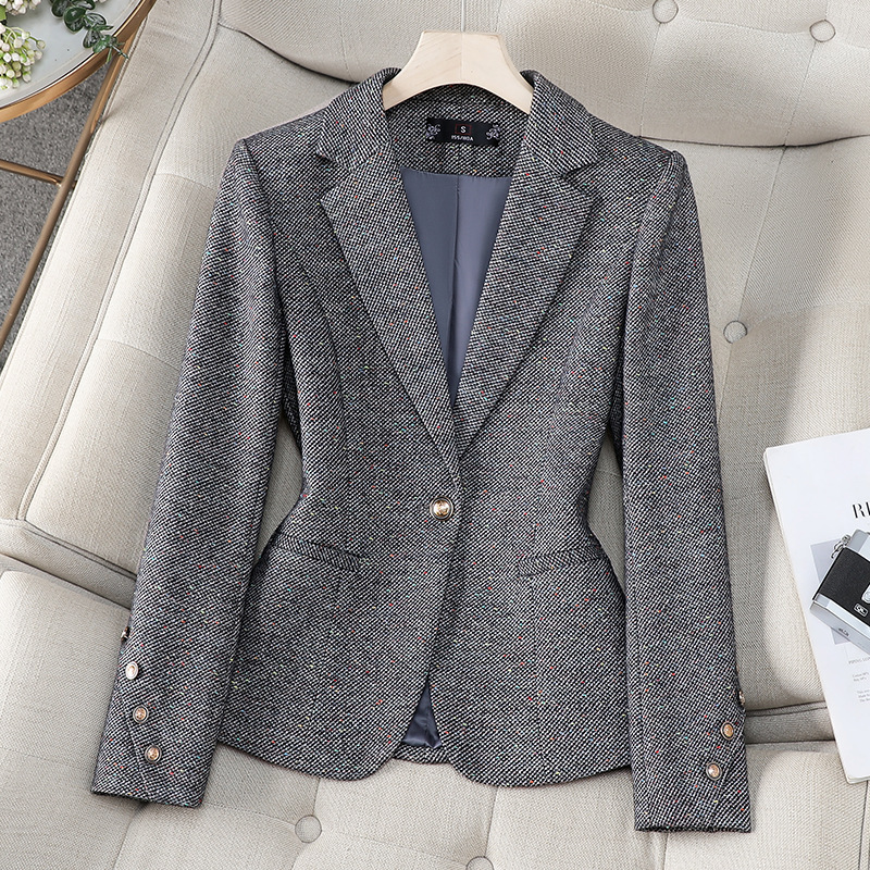 Senhoras do escritório blazer  - Women'S Formal Wear Jackets avaliação e preço