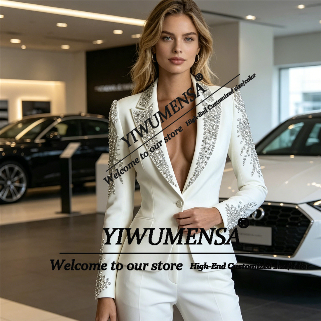 Conjuntos de Luxo Femininos de - Women Formal Wear Outfits avaliação e preço