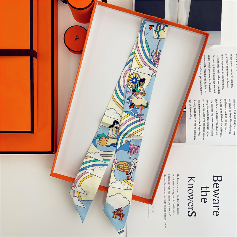 Feminino 100% lenço de seda am - Scarf Silk Neck avaliação e preço