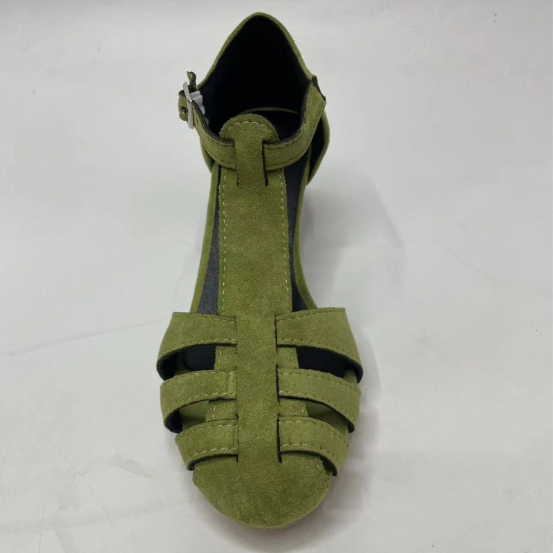 Sandálias Femininas Verdes de  - Kitten Heel Women avaliação e preço