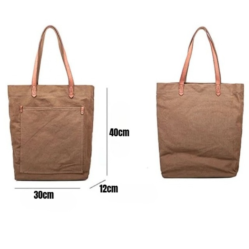 Bolsa Tote de Couro Canvas par - Structured Handbag Work avaliação e preço