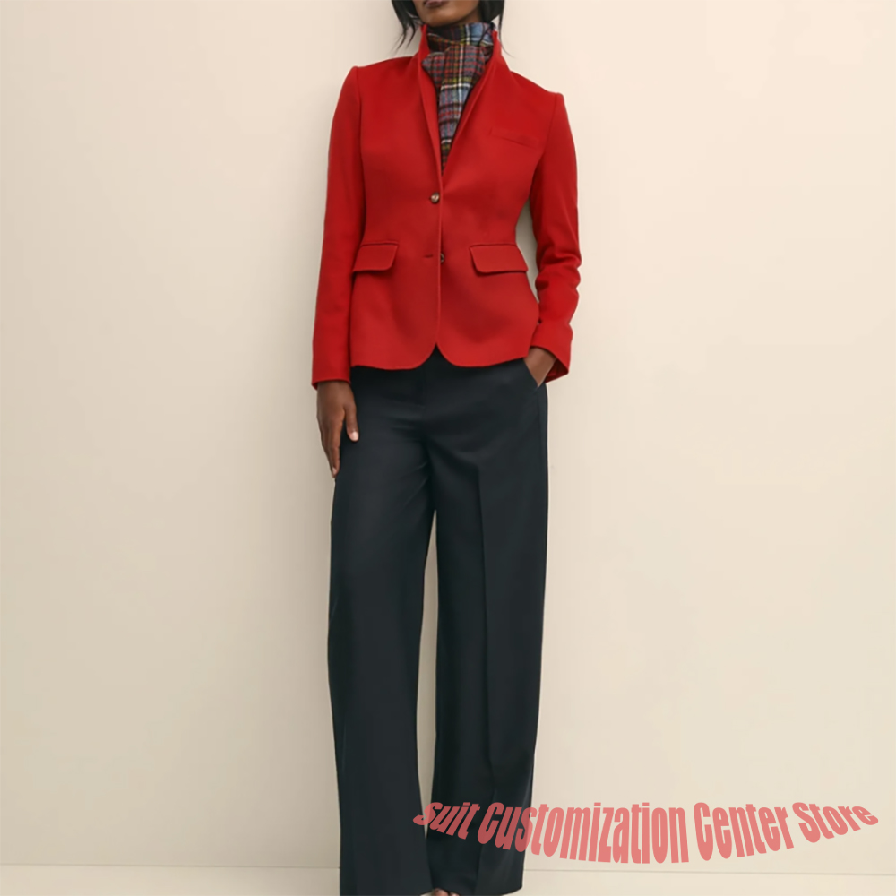Roupas femininas de lã azul ma - Women Formal Wear Outfits avaliação e preço