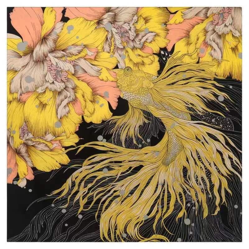 130cm * 130cm lenço de seda fe - Scarf Silk Neck avaliação e preço