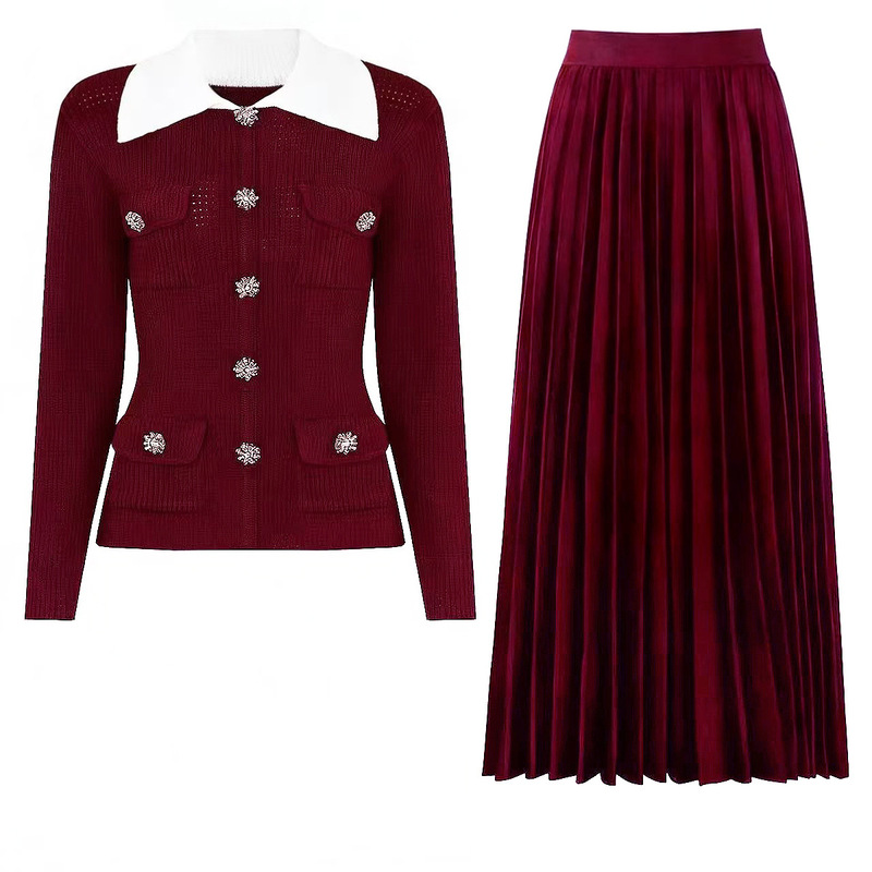 Conjunto Feminino de 2 Peças:  - Women'S Formal Wear Cardigan avaliação e preço