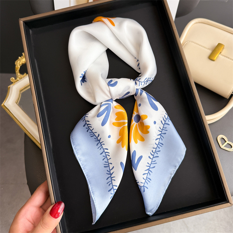 1 Peça de Lenço de Seda Estamp - Scarf Silk Neck avaliação e preço