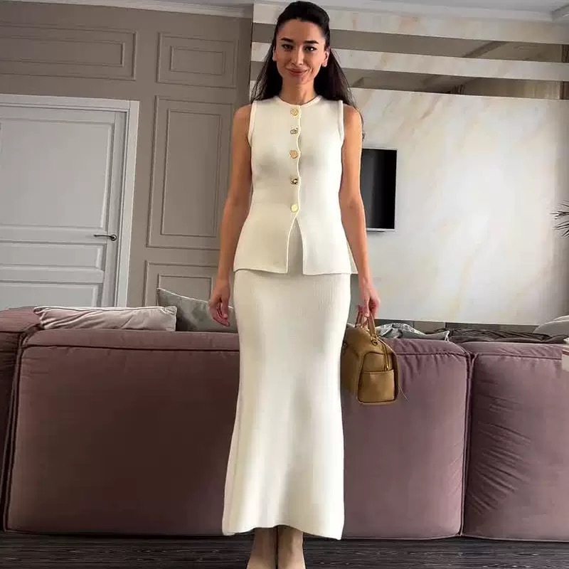 Top bodycon sem mangas com gol - Women Formal Wear Outfits avaliação e preço