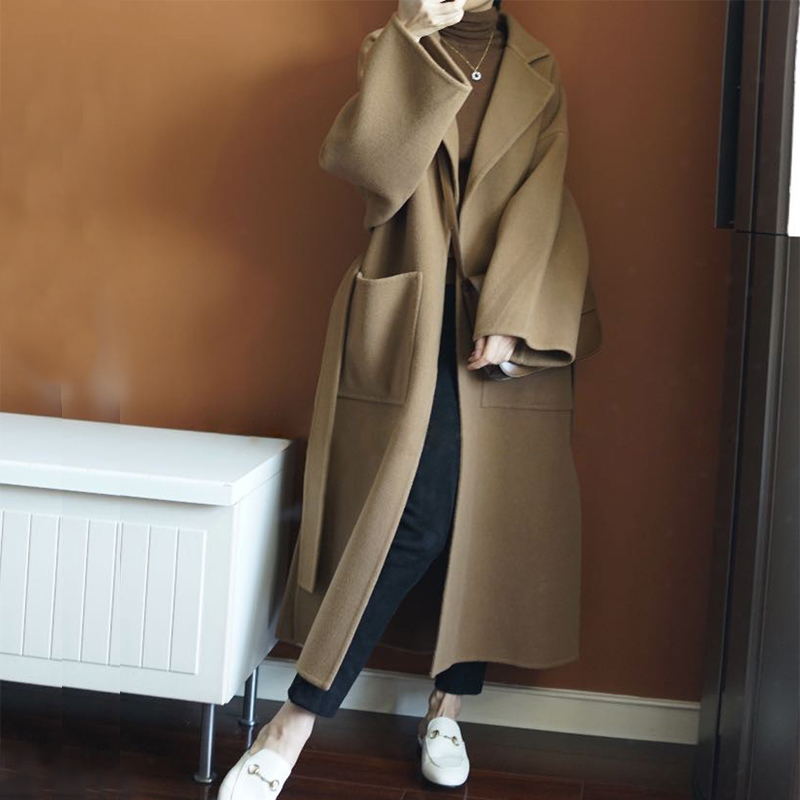 Casaco Longo Elegante Feminino - Women Formal Wear Coat avaliação e preço
