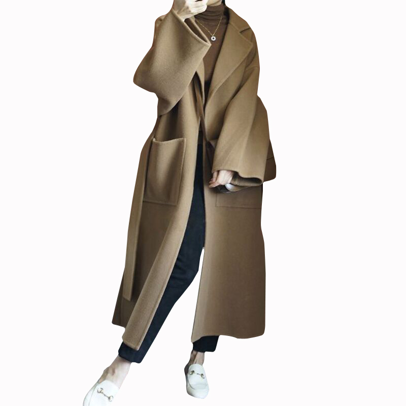 Casaco Longo Elegante Feminino - Women Formal Wear Coat avaliação e preço