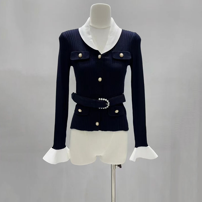 Cardigã feminino de malha com  - Women'S Formal Wear Cardigan avaliação e preço