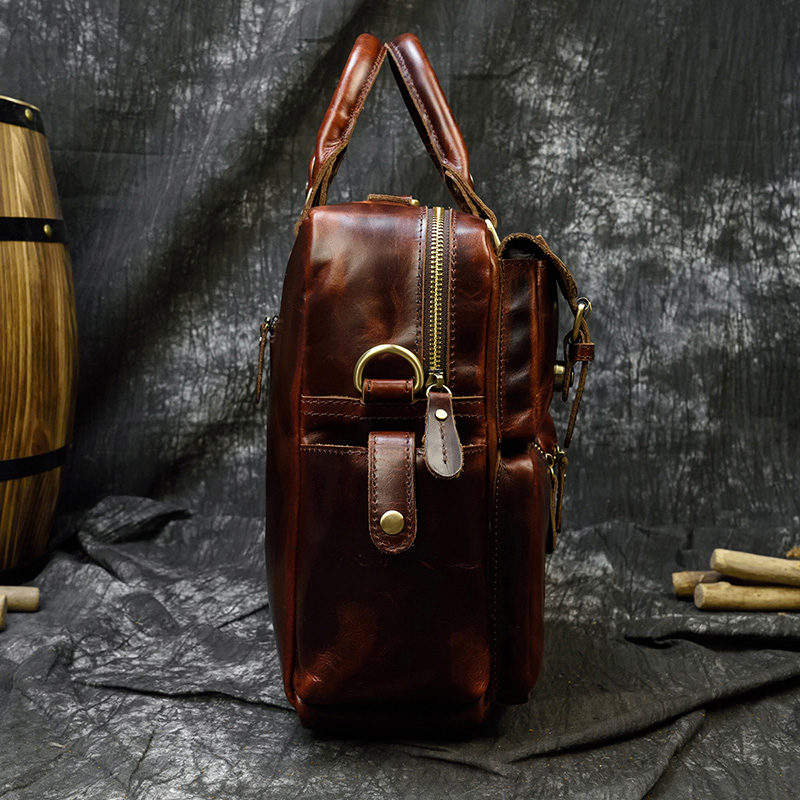 Bolsa de couro genuíno para ho - Structured Handbag Work avaliação e preço