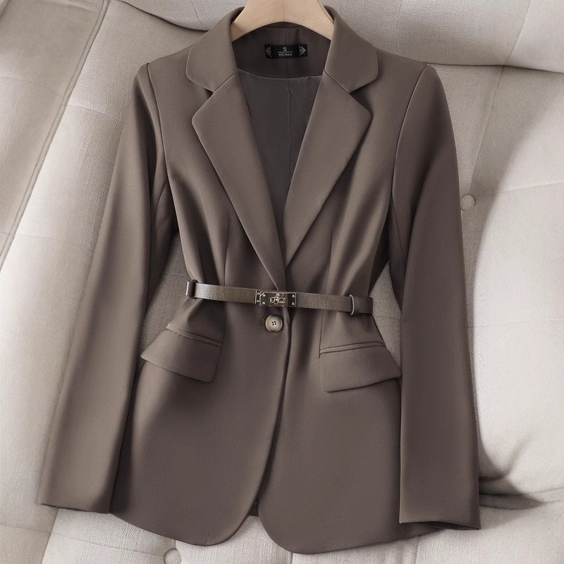 Senhoras do escritório blazer  - Women Formal Wear With Black Blazer avaliação e preço