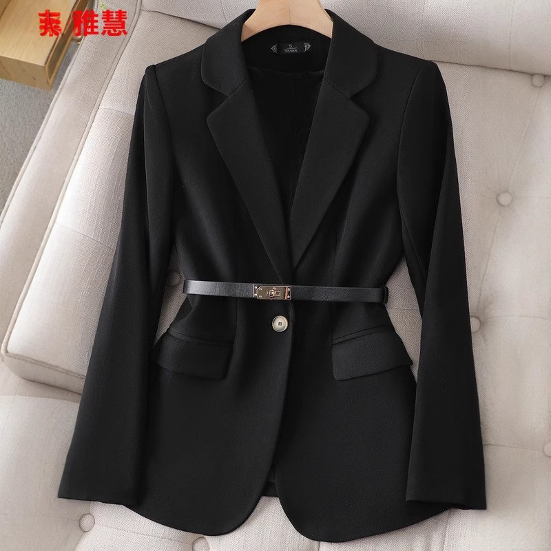 Senhoras do escritório blazer  - Women Formal Wear With Black Blazer avaliação e preço