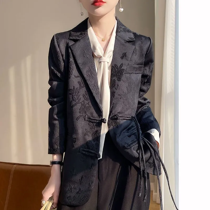 Blazer Feminino Branco Texturi - Women'S Formal Wear Jackets avaliação e preço