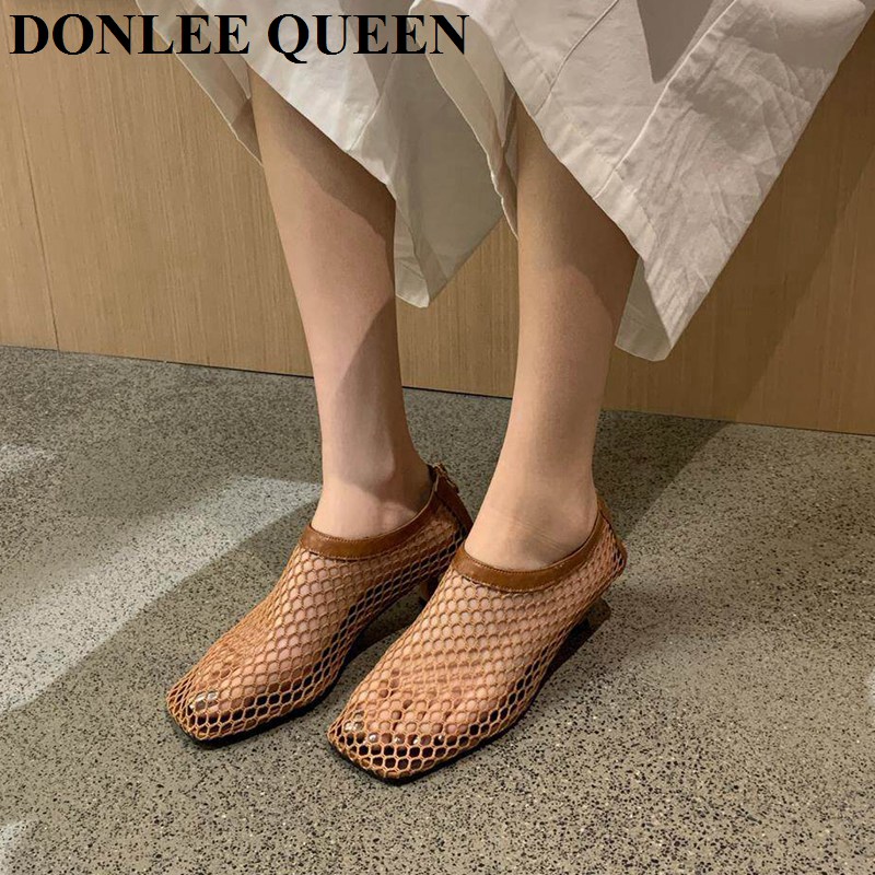 Sandálias Mule Vintage de Malh - Kitten Heel Women avaliação e preço
