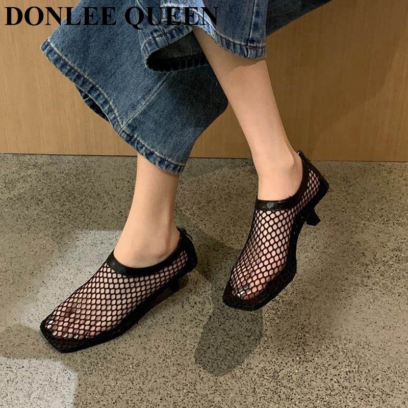Sandálias Mule Vintage de Malh - Kitten Heel Women avaliação e preço