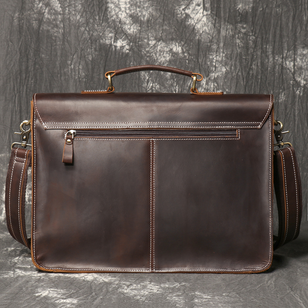Vintage artesanal cavalo louco - Structured Handbag Work avaliação e preço