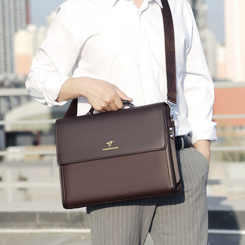 Pasta masculina de luxo design - Structured Handbag Work avaliação e preço