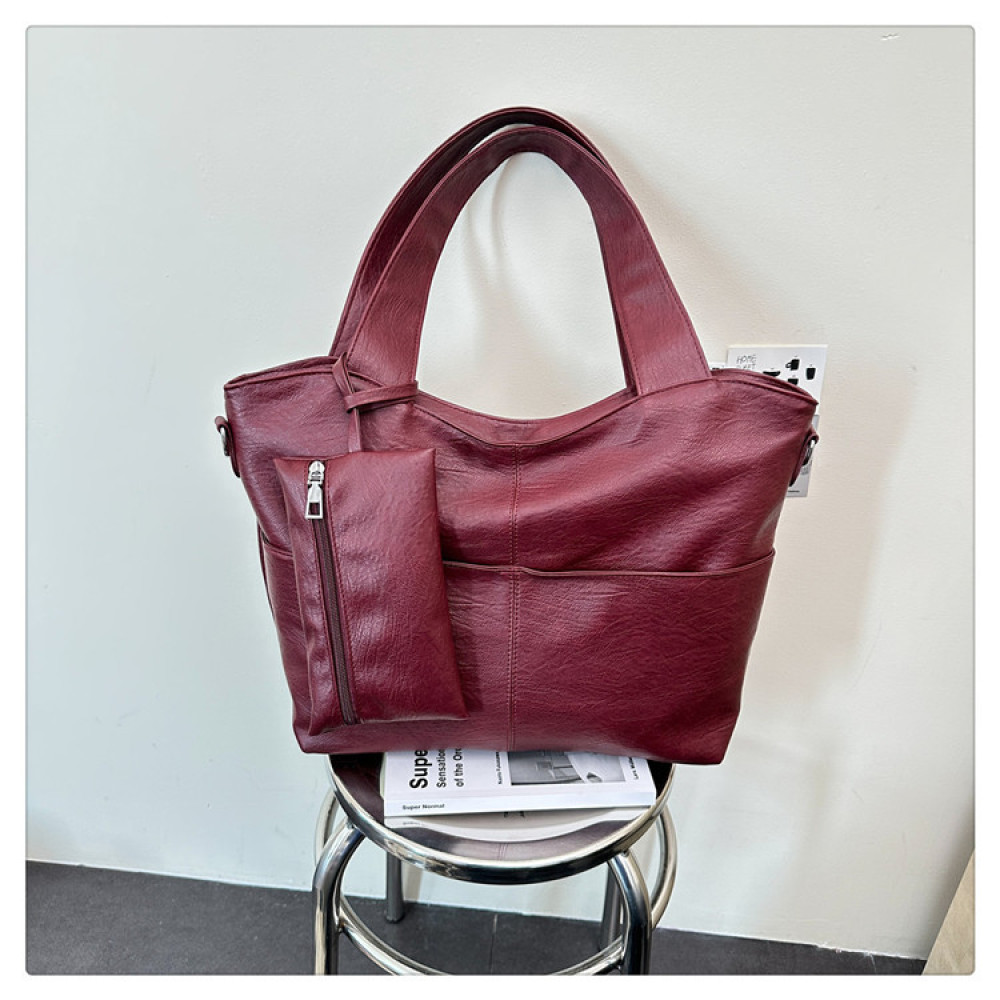 Bolsa Tote de Couro Sintético  - Structured Handbag Work avaliação e preço