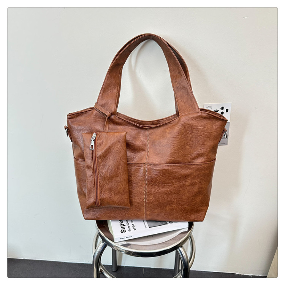 Bolsa Tote de Couro Sintético  - Structured Handbag Work avaliação e preço