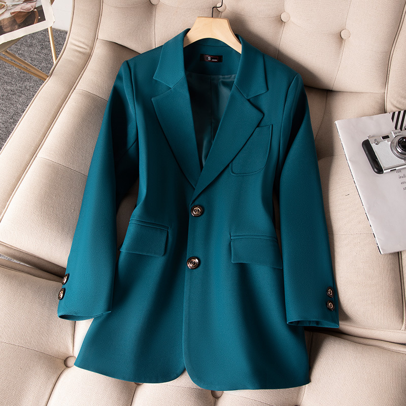 Azul preto verde feminino form - Women'S Formal Wear Jackets avaliação e preço