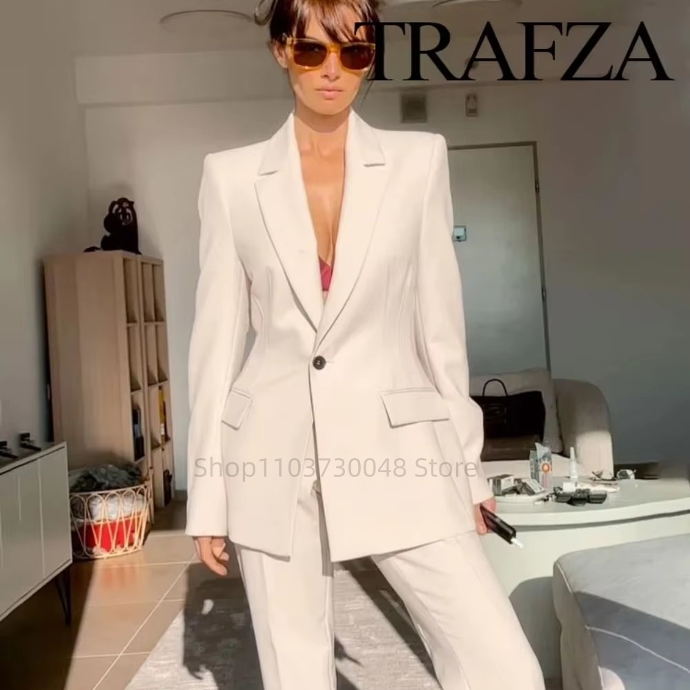 Conjunto de Blazer e Calças pa - Women'S Formal Wear Jackets avaliação e preço