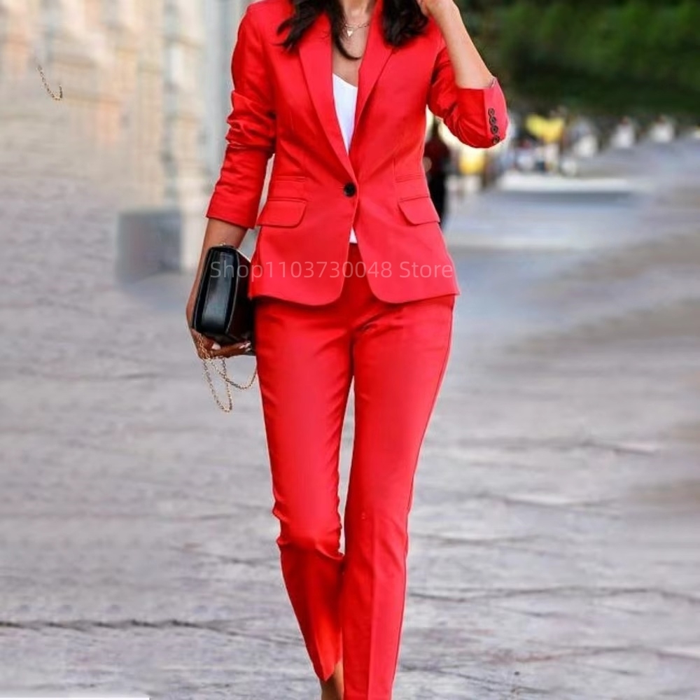 Conjunto de Blazer e Calças pa - Women'S Formal Wear Jackets avaliação e preço