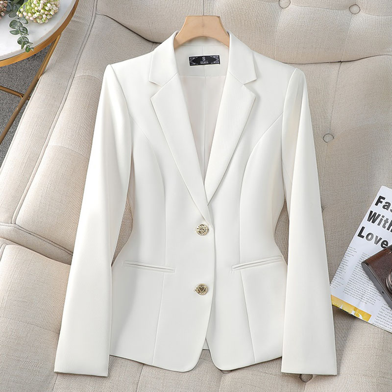 Nova moda feminina blazer form - Women'S Formal Wear Jackets avaliação e preço