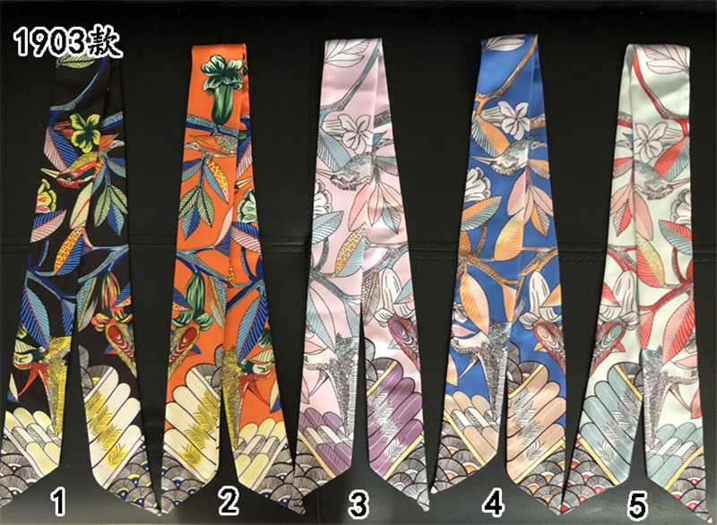 Marca de luxo hummingbird impr - Scarf Silk Neck avaliação e preço